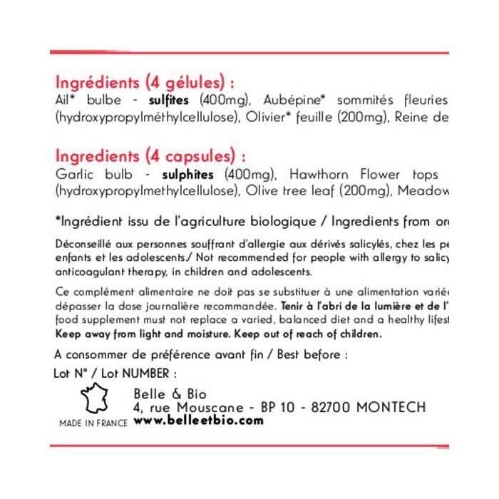 Belle et bio - cardio bio - 120 gélules
