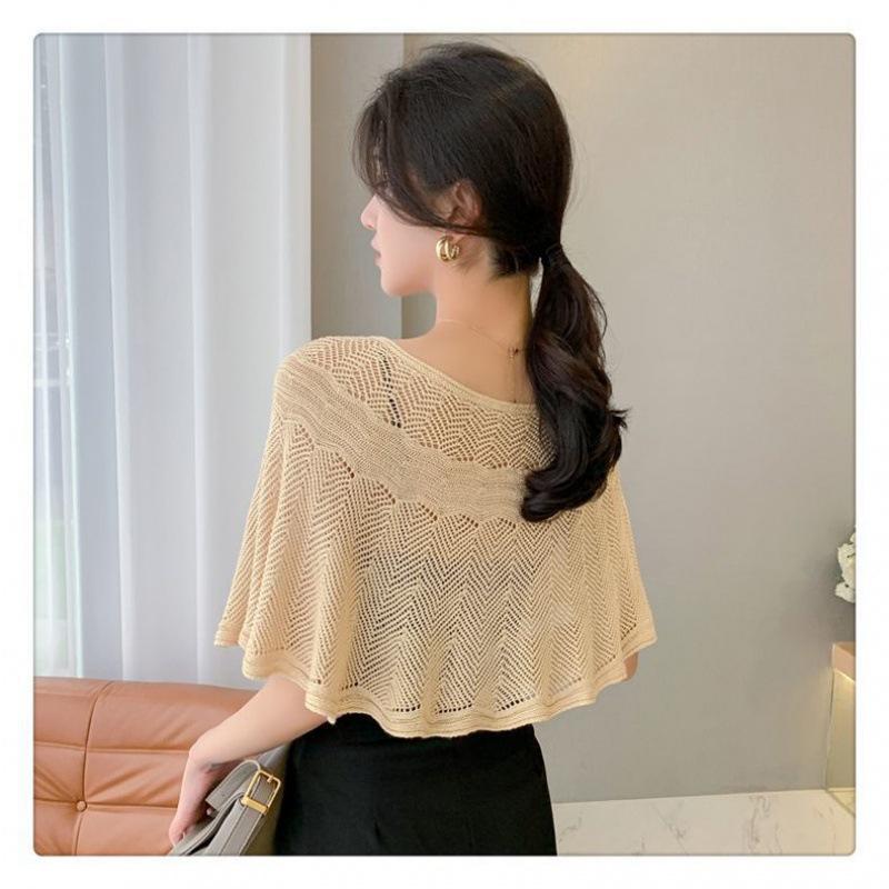 Women's Slim-Fit Long Sleeve Sun Protection Cardigan - Trendy Tie-Up Knit Cover-Up 