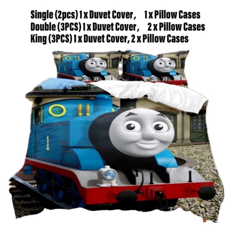 High-quality Thomas Cartoon Digital Print Bedding Set Flower Pattern Suitable For 1.8m Bed