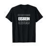 Eisbein Funny Gerunisex Court T Shirt Black Vintage Washed Fashion Streetwear Homme Top For Everyday Wear Unisex Comfortable