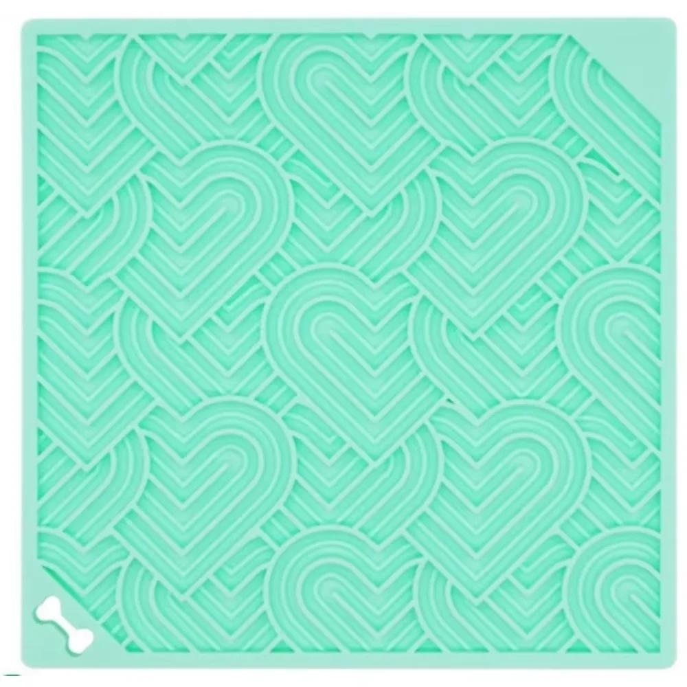 Dog Food Slow Feeder Sniff Mat with Suction Cup for Train Your Dog's Senses Anti-choking Silicone Snuffle Mats Pet Accessories