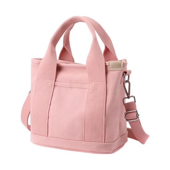 Canvas Crossbody Bag Adjustable Shoulder Straps Large Capacity Laptop Messenger Bag Portable Commuter Bag