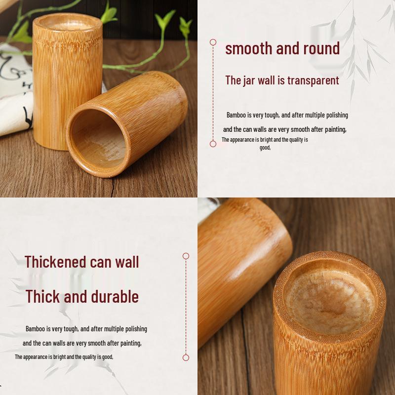 Bamboe Cupping Set: TCM Vuurbekers en Potten voor Thuis of Tuin Gebruik