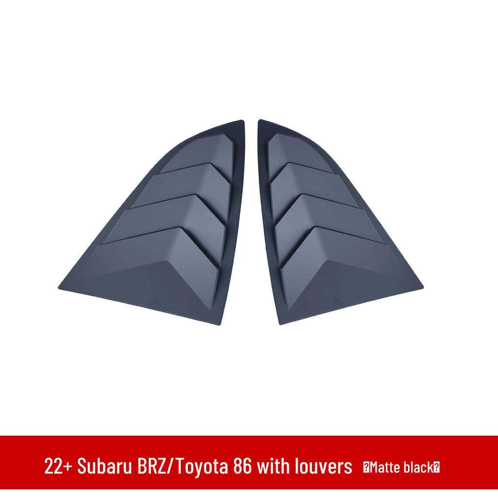 2022 Subaru BRZ & Toyota B6 Louvered Rear Spoiler Kit with Sport Roof Wing & Side Skirts