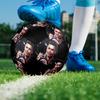 Pallone da Calcio Indoor C Ronaldo Colorato Cucito a Macchina PVC Misura 5 Pronto per Allenamento di Squadra e Competizione Resistente Alto Rimbalzo Fantastico Regalo Sportivo