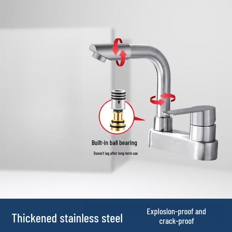 Hàndùn Stainless Steel Single-Handle Basin Faucet