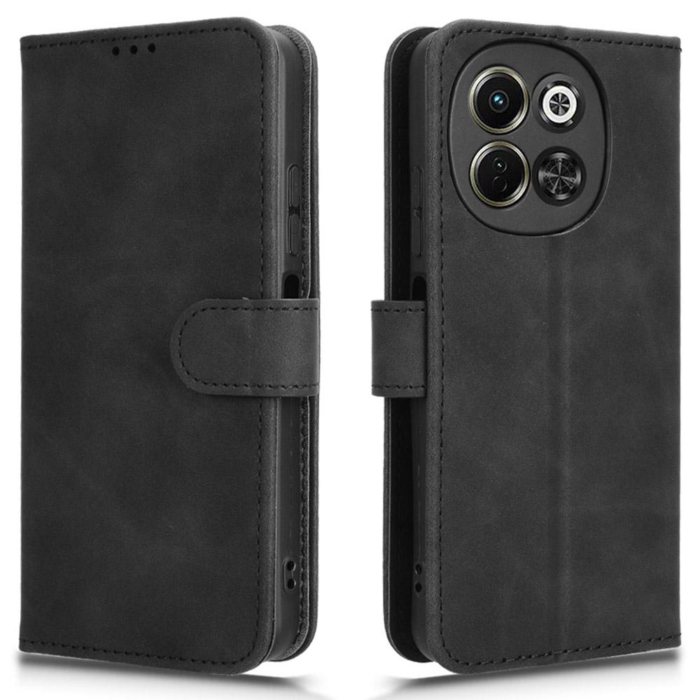 

For TECNO Pova 6 Neo Leather Case Skin-Feel Anti-Drop Wallet Flip Phone Cover A