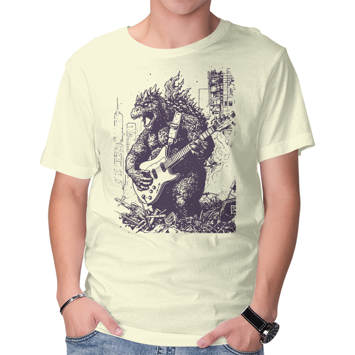 Unisex Crew Neck T-Shirt Our Doom Awaits Graphic Short Sleeve Casual Tee XXXXL