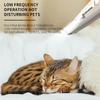 Elektrischer Hundepflege-Trimmer mit LED-Licht Wasserdichter Haarschneider für Haustierpfoten Niedrige Lautstärke Katze Hund Gesicht Pfoten Ohren Hüfte Pfoten Rasierer