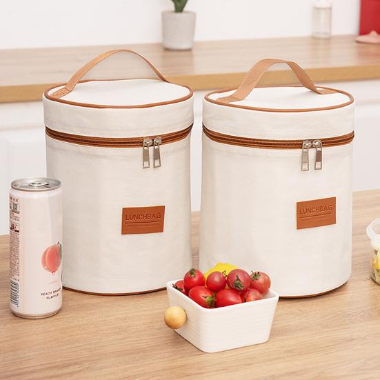 Insulated Lunch Bag Leak-Proof Inner Tank Waterproof Oxford Carrier Keeps Food Warm 4-6 Hours Lunch Bag for Office Picnic