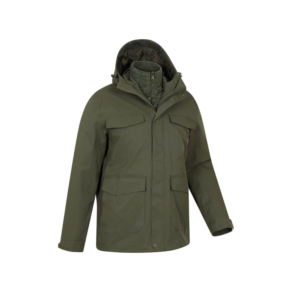 Mountain Warehouse Mens Rushes 3 In 1 Waterproof Jacket