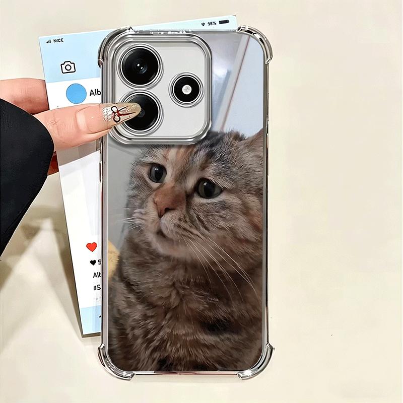 Pet Cat Funny Memes Soft Phone Case For Xiaomi Poco X7 X8 Pro Max X6 X5 X3 F8 Ultra F7 M8 M7 M5S Redmi 15C 15A 15 14C 13C 12C 13