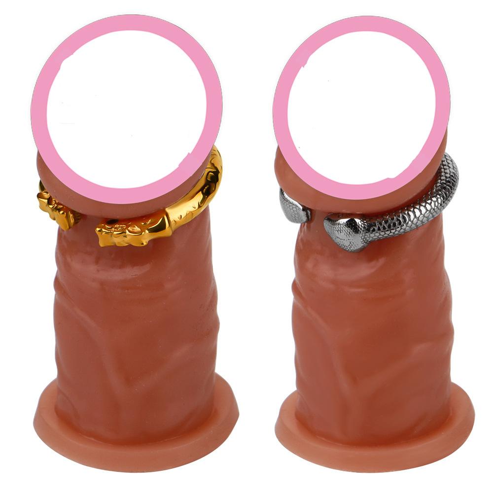 Anneau pénien pour homme, poids scrotal, anneau de résistance du prépuce, verrouillage du sperme en acier inoxydable, jouets sexuels pour homosexuels