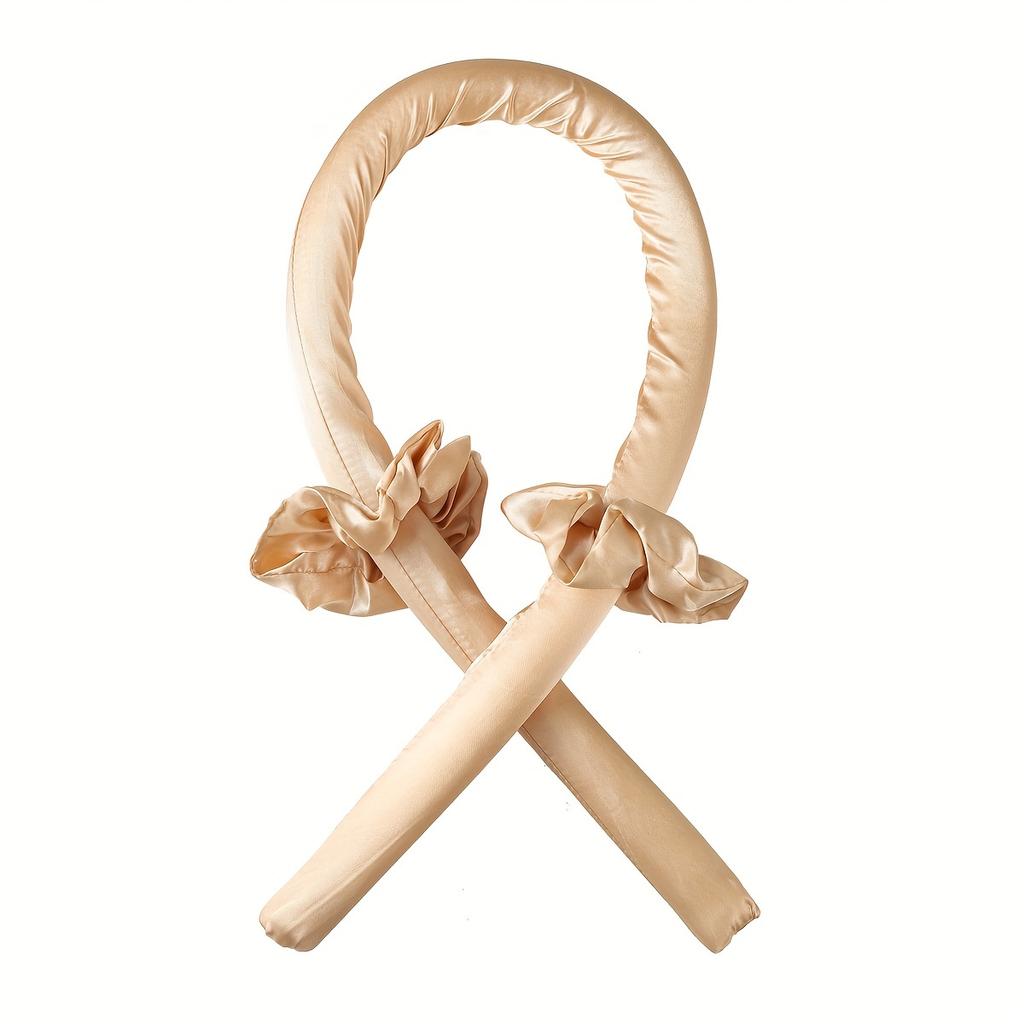 3pcs/Set No Heat Curling Rod Headband Set, Foam Sponge Lazy Heatless Hair Curler with 2 Hair Rings, DIY Hair Styling Tools for Natural Waves