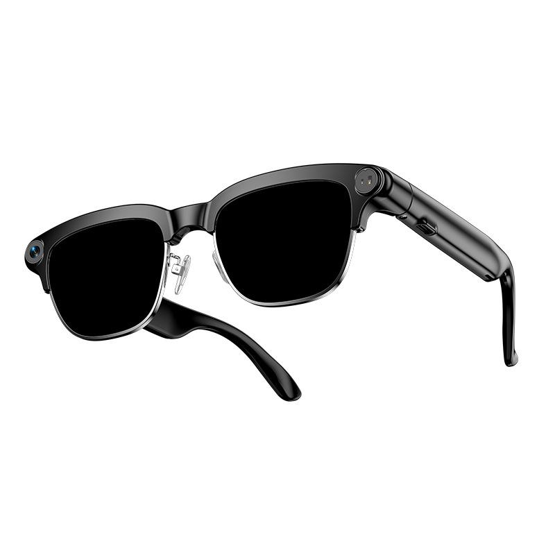 Smart AI Translation Glasses with 800W Camera and Bluetooth Recording