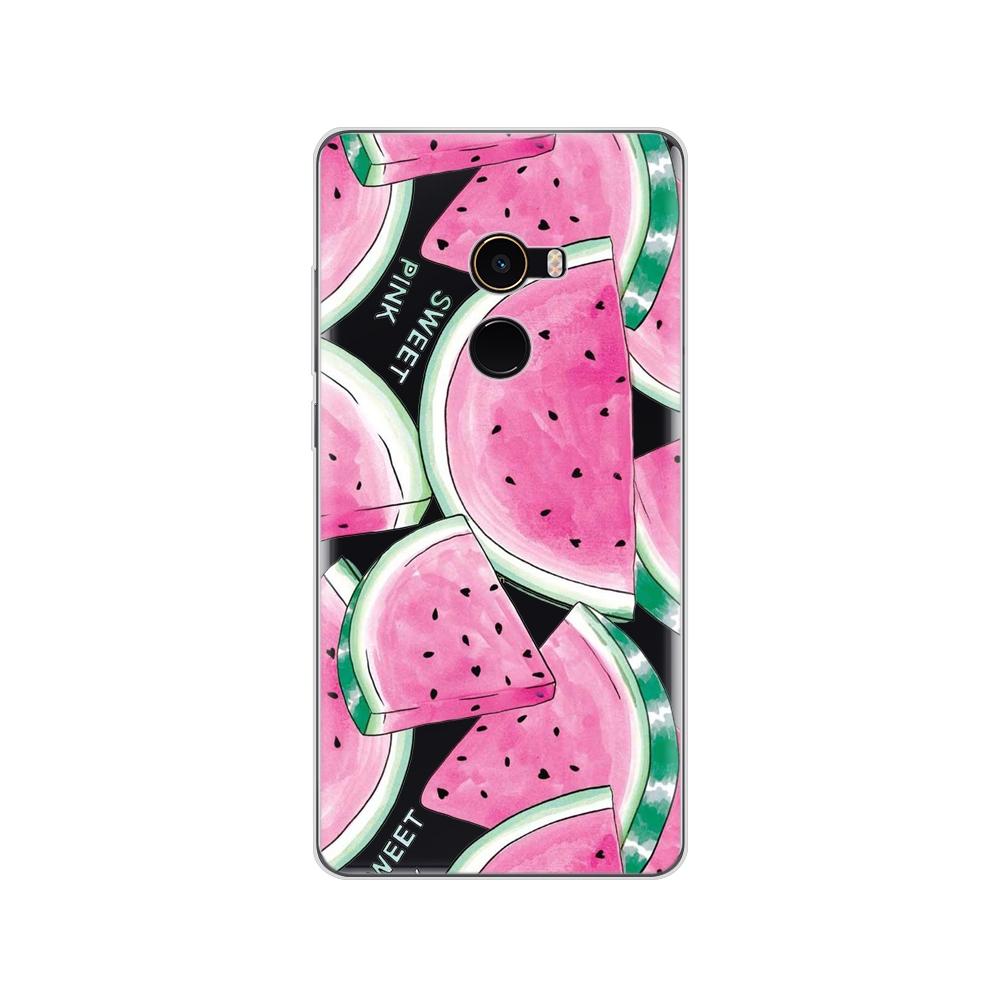 Pouzdro pro Xiaomi Mix 2 Soft Silicon TPU Pouzdro pro Xiaomi Mi Mix 2 Mix2 Zadní kryt Ochranný zadní kryt Transparentní Coque Shell