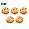 Quiet Sensory Toys for Classroom Realistic Cookie Squishy Stress Relief Toy, Soft Fidget Ball, Novelty Gifts Coworkers Cute Baked Portable Hand