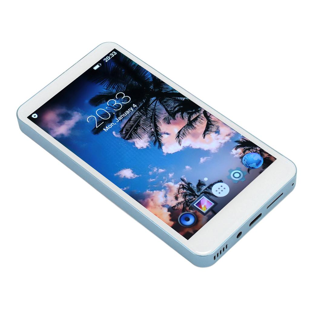 5in MP4 Player 1080P Fast Wireless Upload Aluminum Alloy Touch Screen Bluetooth Music Video MP4