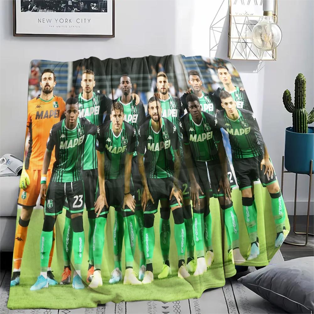 

Sassuolo Football Club,pattern Flannel Blanket, High quality Comfortable for All Seasons, Home Decor, Warmth and Comfort, Perfect for Gifts. 80cm x 120cm