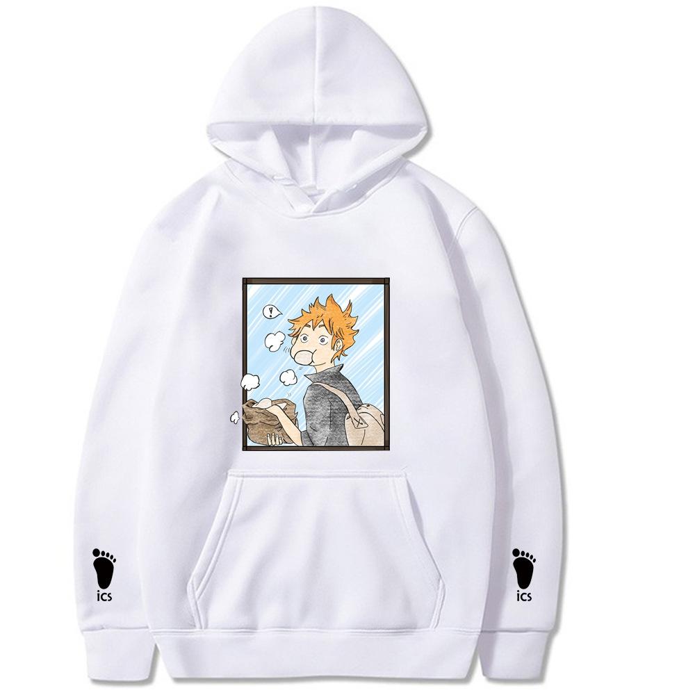 Haikyuu Fashion Hoodies Men Women Hooded Sweatshirts Fashion Casual Pullovers Autumn Boys Girls Black Streetwear Hoodie