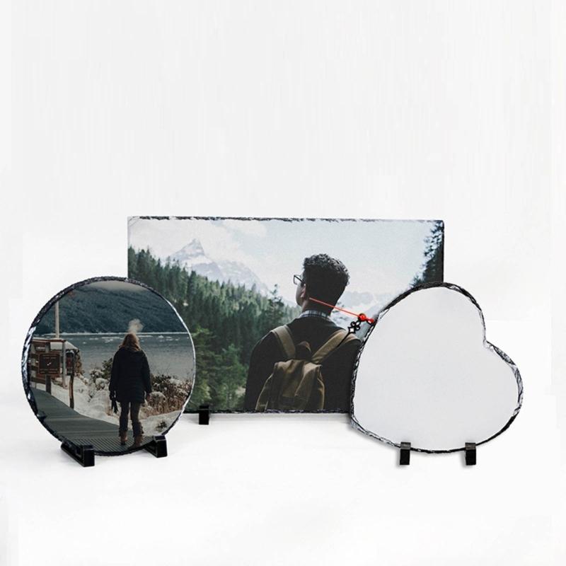 Memorial Frame with Display Holder Stand Sublimation Blank Photo Frames Unique Picture Frame for DIY Heat Transfer Print