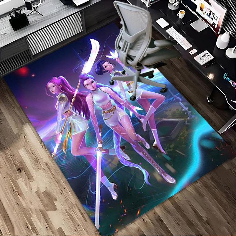 Fantasy Warriors Living Room Non-Slip Area Rug Soft Carpet for Bedroom Game Playroom Sofa Office Home Decor Doormat Christmas Gift C9211292