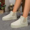2024 Winter Women Snow Boots Plush Warm Non Slip Waterproof Ladies Flats Sneakers Casual Slip on Female Ankle Boots Botas Mujer