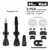 2pcs Bicycle Tubeless Rim  Valves Aluminum Alloy Copper Rubber MTB Mountain Bike Tubeless Rim  Valves