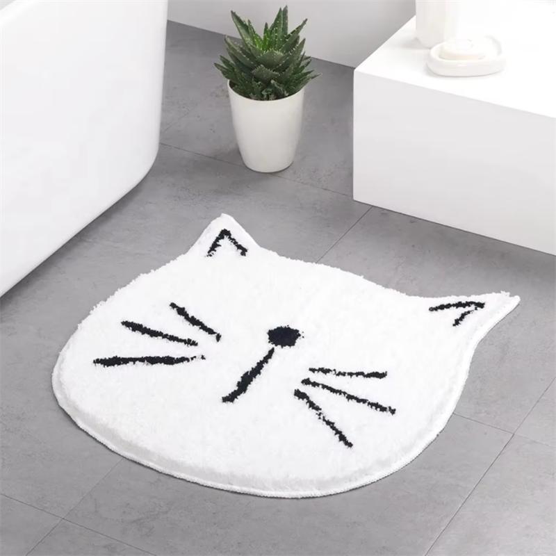 Cartoon Bathroom Mats Soft Living Room Foot Pads Entrance Doormat Water Absorbent Kitchen Floor Rugs Household Anti-slip Carpet