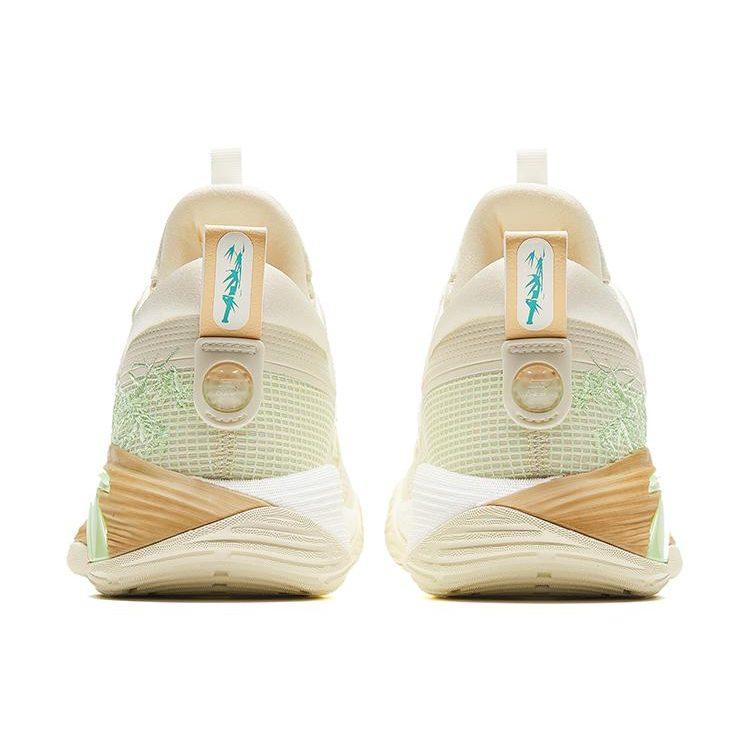 ANTA Basketball Shoes Men's Low Top Green/Brown 112321105-1