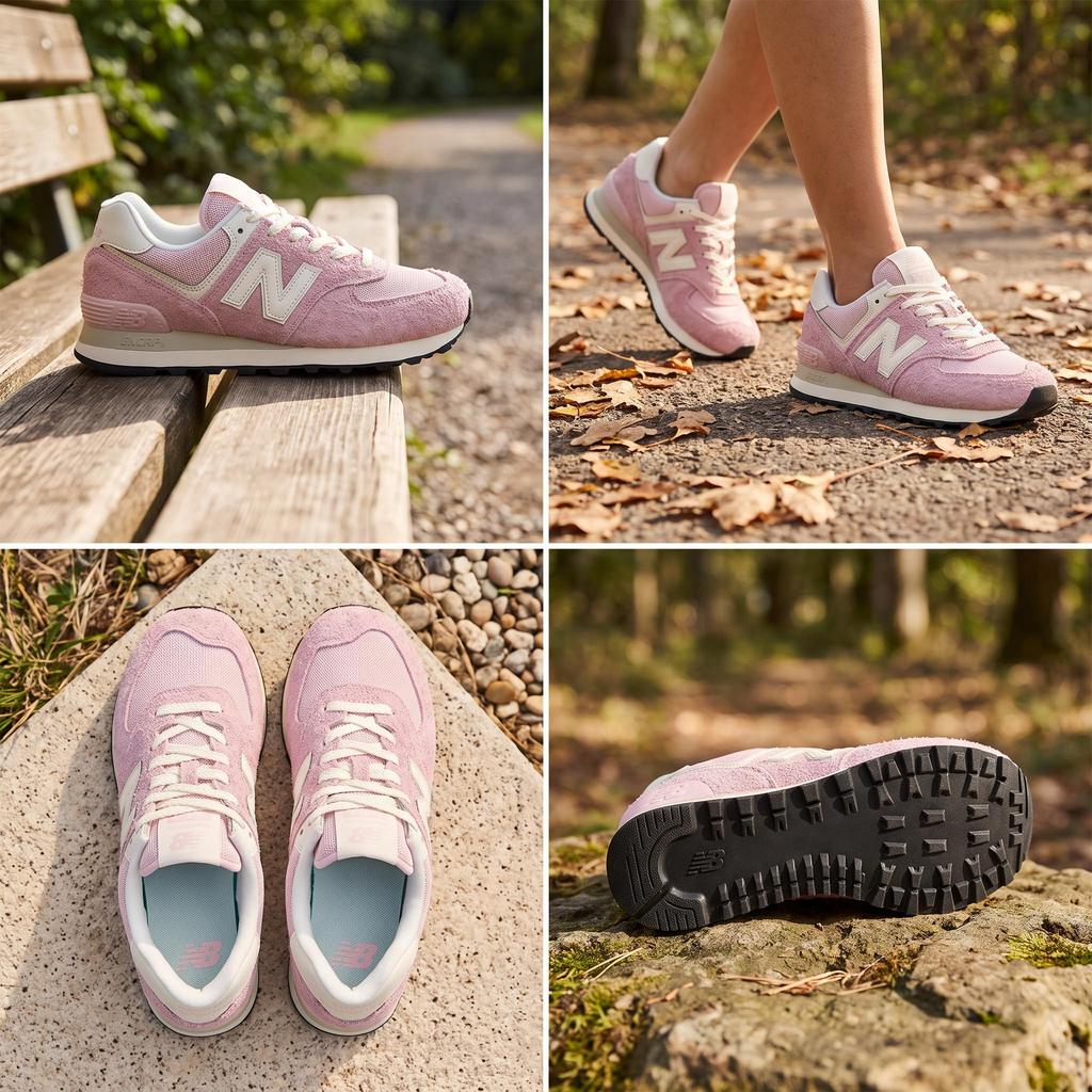 New Balance Womens 574 'Rose Sugar Permafrost' (women's sizes) Rose Sugar / Permafrost Running Shoes WL574CPP