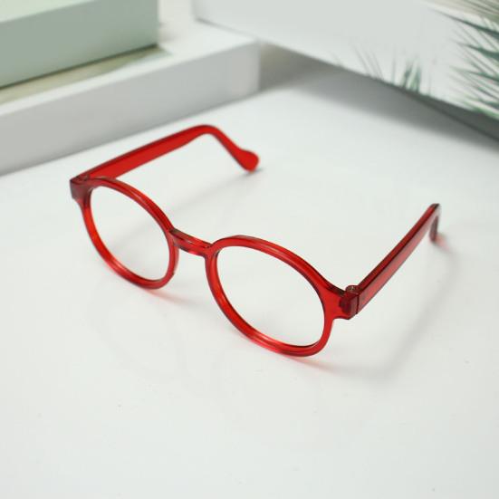 Mini Doll Glasses Small Pets Sunglasses Trendy Round Frame Glasses Doll Eyewear Accessories for Photo Shoots Costume