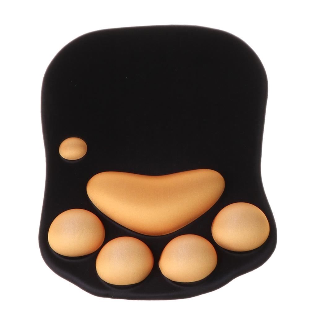Buy 3D Mouse Pad Anime Silicone Cat Paw Mouse Pad Wrist Rest Support Memory Foam Mat at