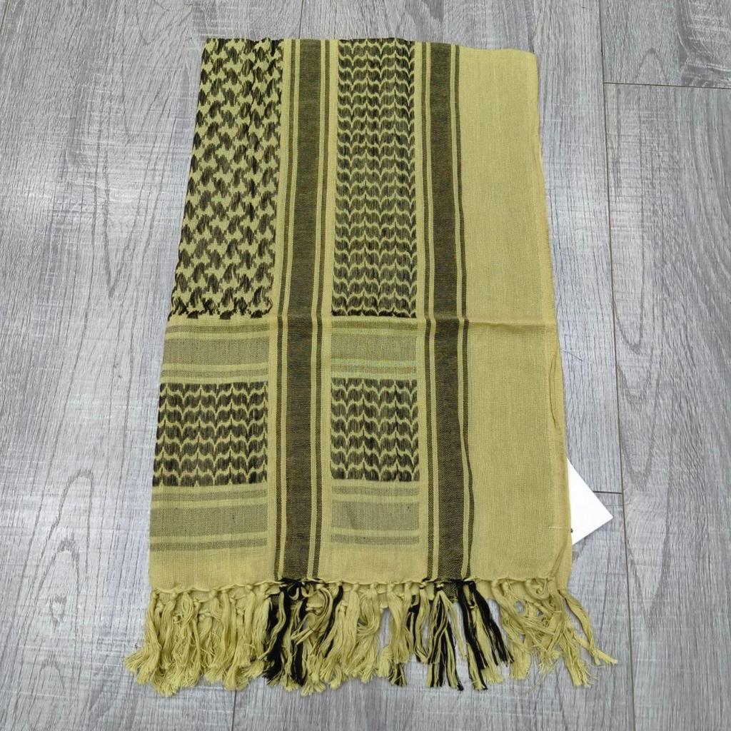 All-Cotton Camouflage Jacquard Arab Headscarf and Shawl