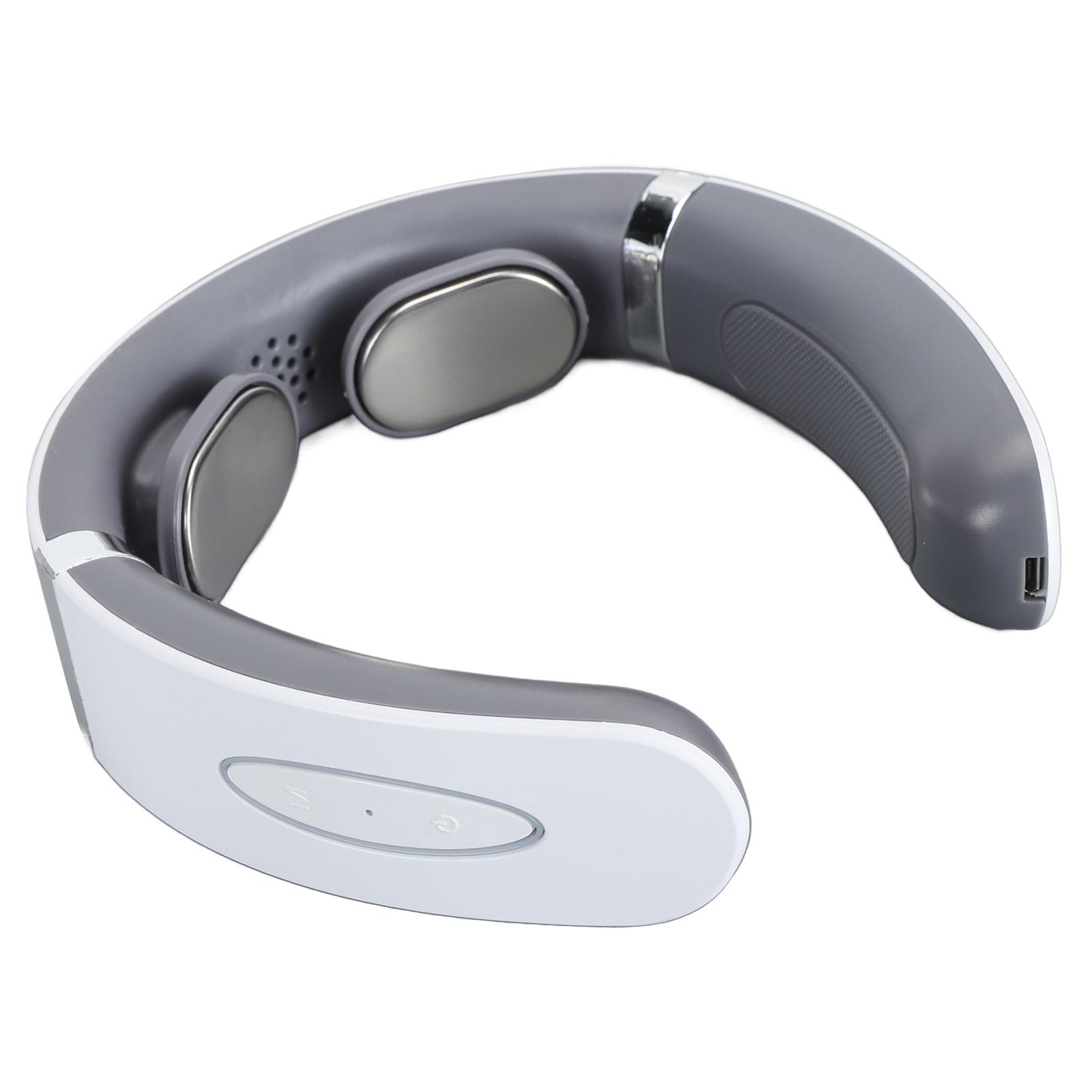 

Электрический импульсный массажер для шеи Беспроводной 6 режимов 8 уровней интенсивности Перезаряжаемый Интеллектуальный для шеи