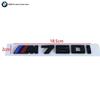 XKUGH1 For BMW New 2025 3D ABS Black Logo M 135i 140i 235i 240i 550i 760i Emblem Badge Car Rear Trunk Sticker For BMW F20 F40 F22 F44 G