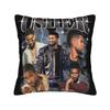 Pillow Case Chris Brown Breezy Album Design Music Singer Pillow Cover For Chair Sofa Home Decor Kawaii Pillowcases