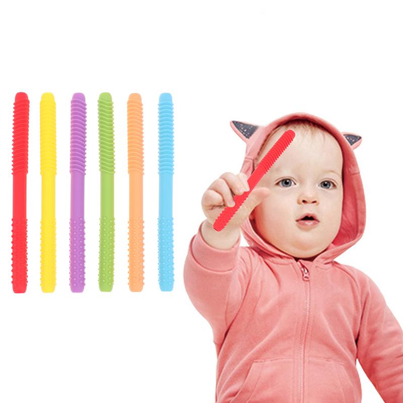 Hollow Chewing Tube: Oral Motor Training Teether for Speech Therapy & Baby Molar Massage - Safe Sensory Toy
