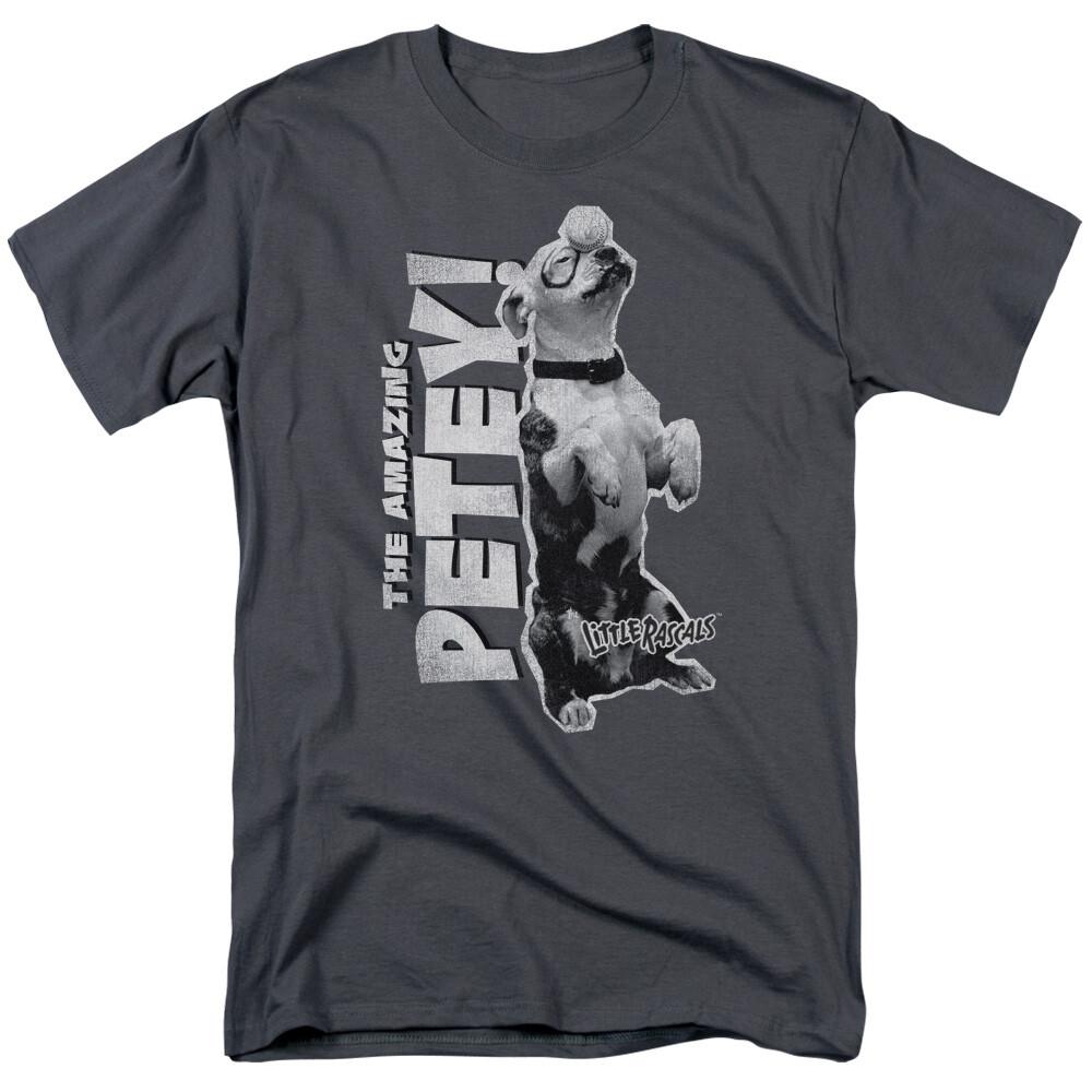 The Little Rascals Amazing Petey T Shirt Mens Licensed Classic TV Show Charcoal L