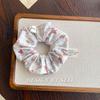 Scrunchie Multi Styles Floral Plaid Soft Fabric Minimalist Versatile Women Hair Tie Hair Accessories