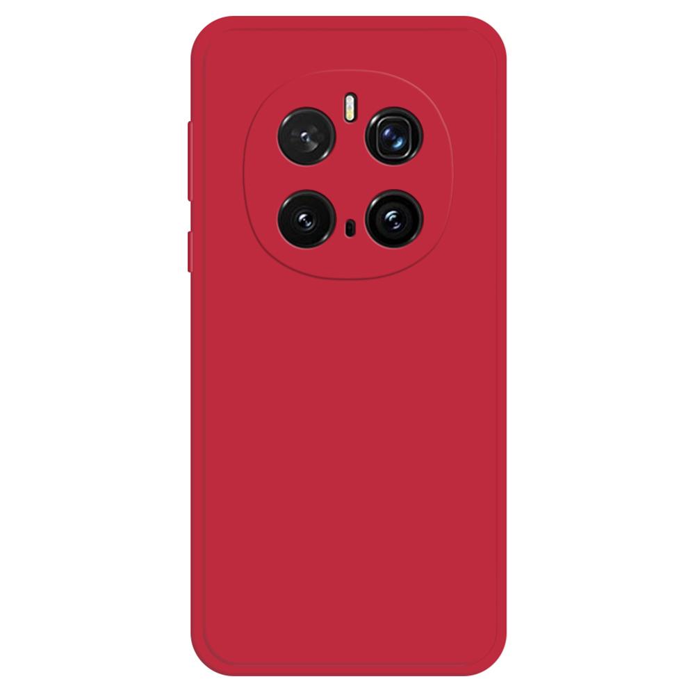 

For Honor Magic7 Pro 5G TPU Case Straight Edge Protection Phone Cover Red