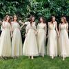 2025 Elegant Long Bridesmaid & Evening Dress for Women