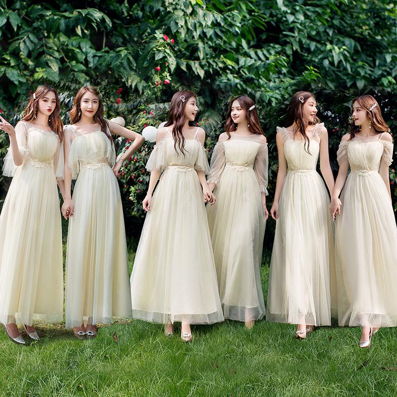 2025 Elegant Long Bridesmaid & Evening Dress for Women