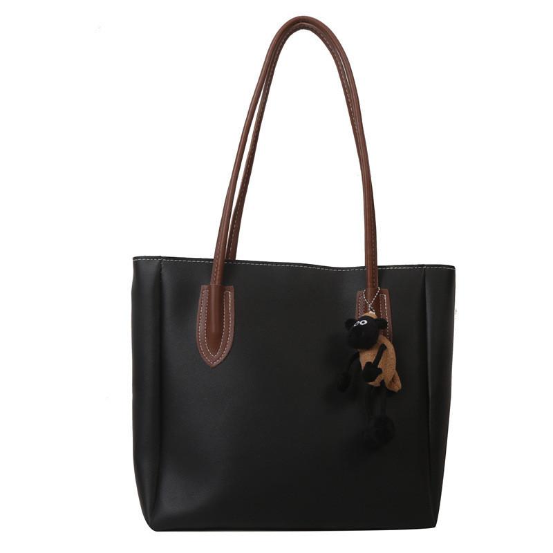 Fashionable Large Capacity Pu Tote Bag For Women 2023 Trendy Street Style Shoulder Bag