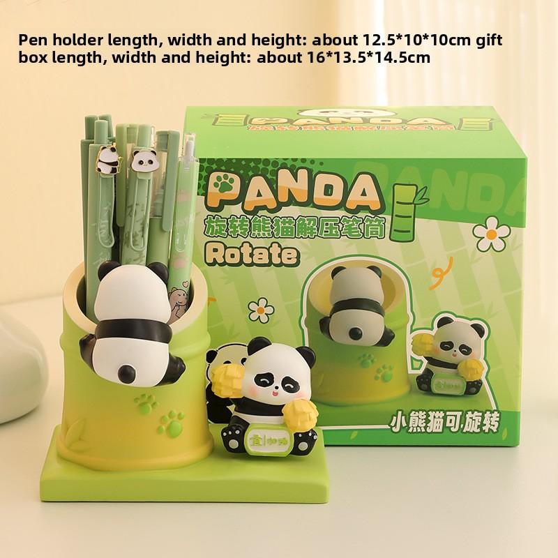 Creamy Style Un-Anxious Pen Holder - High-end, Large-capacity Storage Box - Office Desk Decorative Item