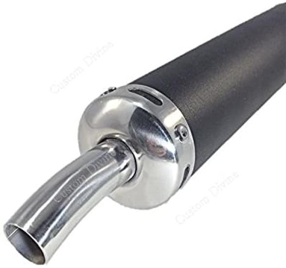 Exhaust Chamber Muffler Available In Various Colors Including and Suitable for 1 2-stroke Silencer, Silver, Black, Blue, Red, Purple. DIO, JOG, NSR,