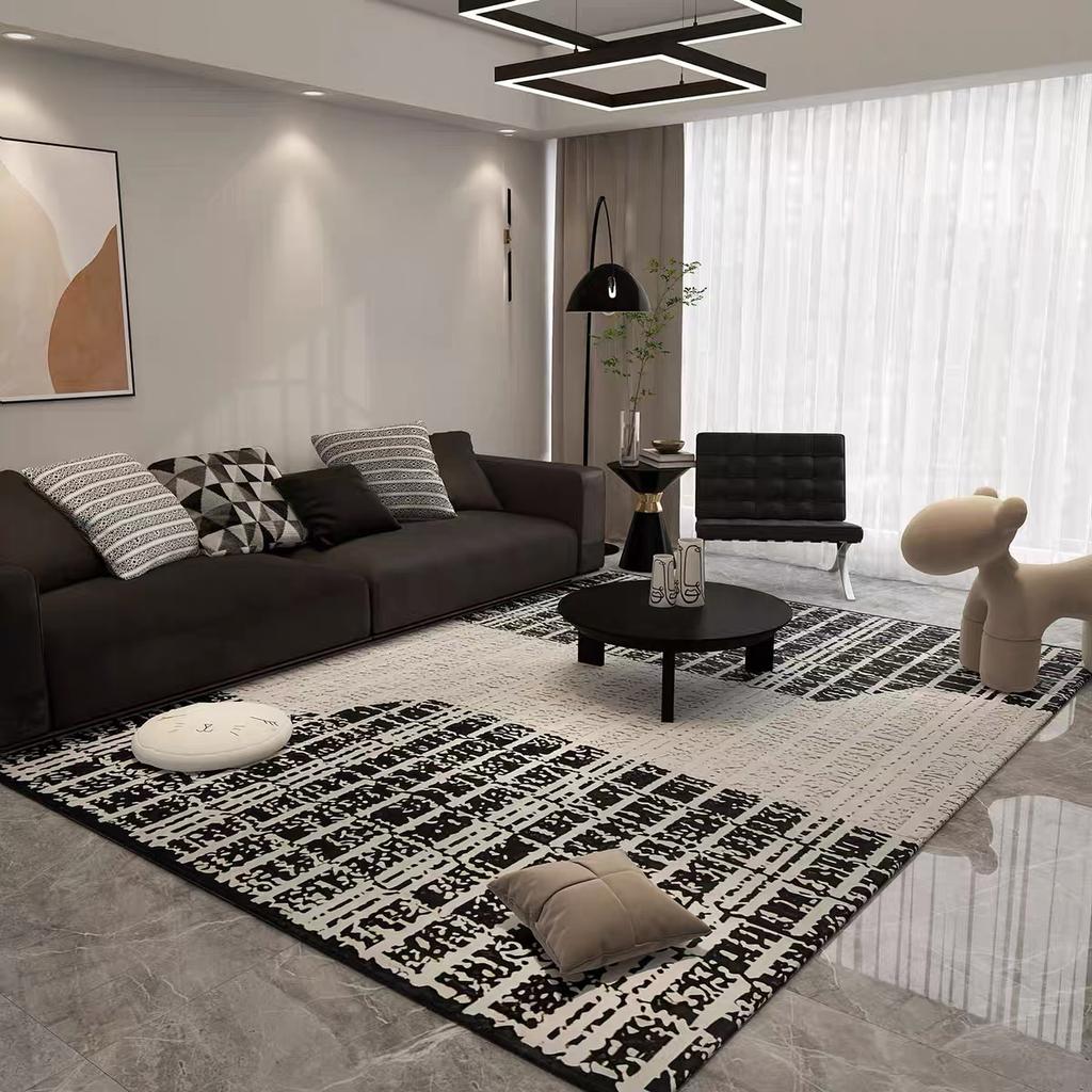 Luxury Living Room Rug Stain Resistant Easy To Clean Sofa Bedroom Bedside Mat Office Rug Home Decoration