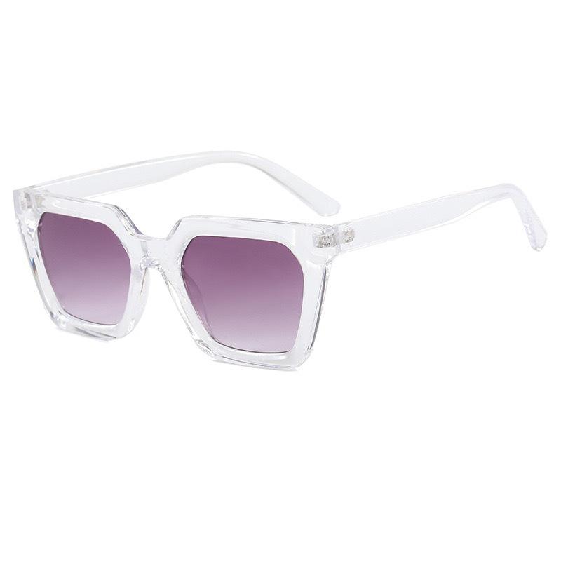 

Y2K Retro Green Sunglasses For Women, Fashionable Square Large Frame Personalized Glasses, Trendy Thick-Edged Bar Dancing Sunglasses