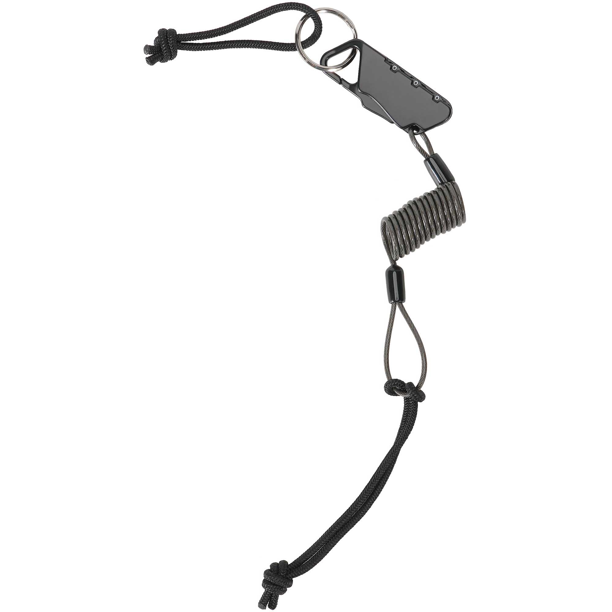 

North Peak Snowboard Leash Leash Includes Dial and Boa Boot Compatible (NP-3344 BK) [Maximum Length 80cm, Anti-Theft Lock, Joint] чёрный