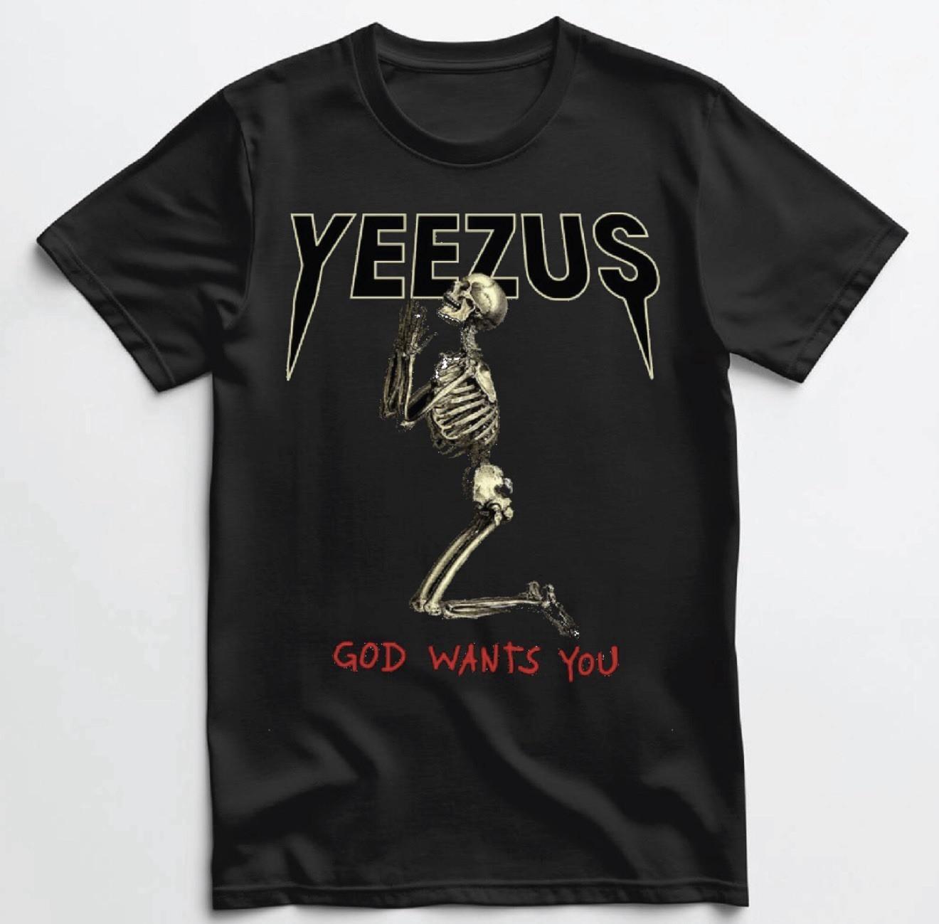 Kanye West I God Wants You Yeezus classic T Shirt New S-5XL 2026 Ye S разноцветный